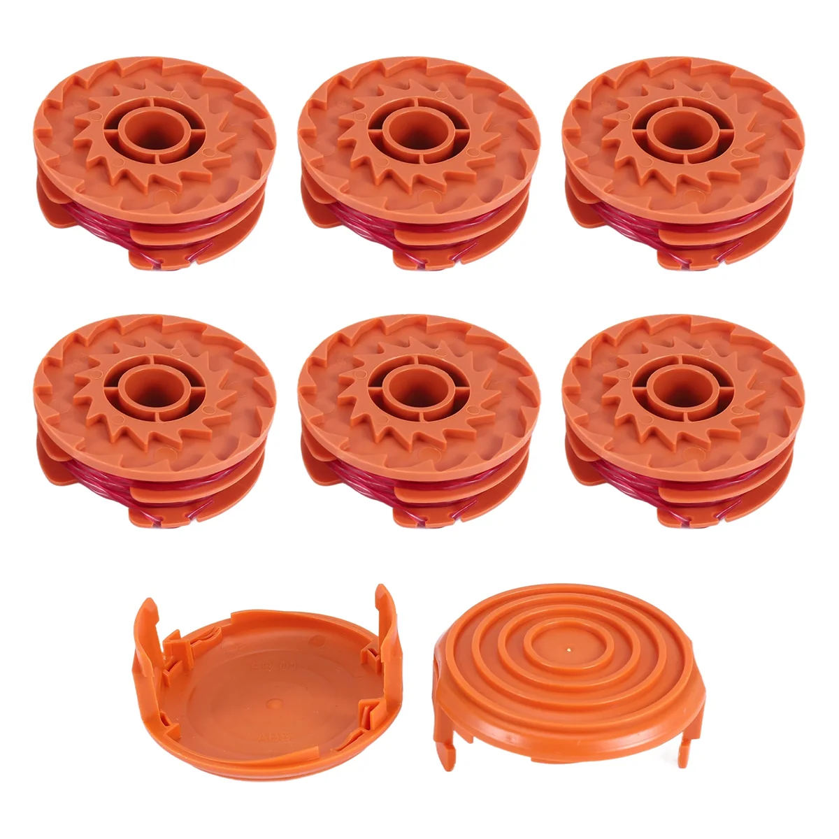 Lo-ok Weed Eater Replacement Spools for WA0007 WG116 WG119 String Trimmer Edger Spool Line Refills Parts Auto-Feed