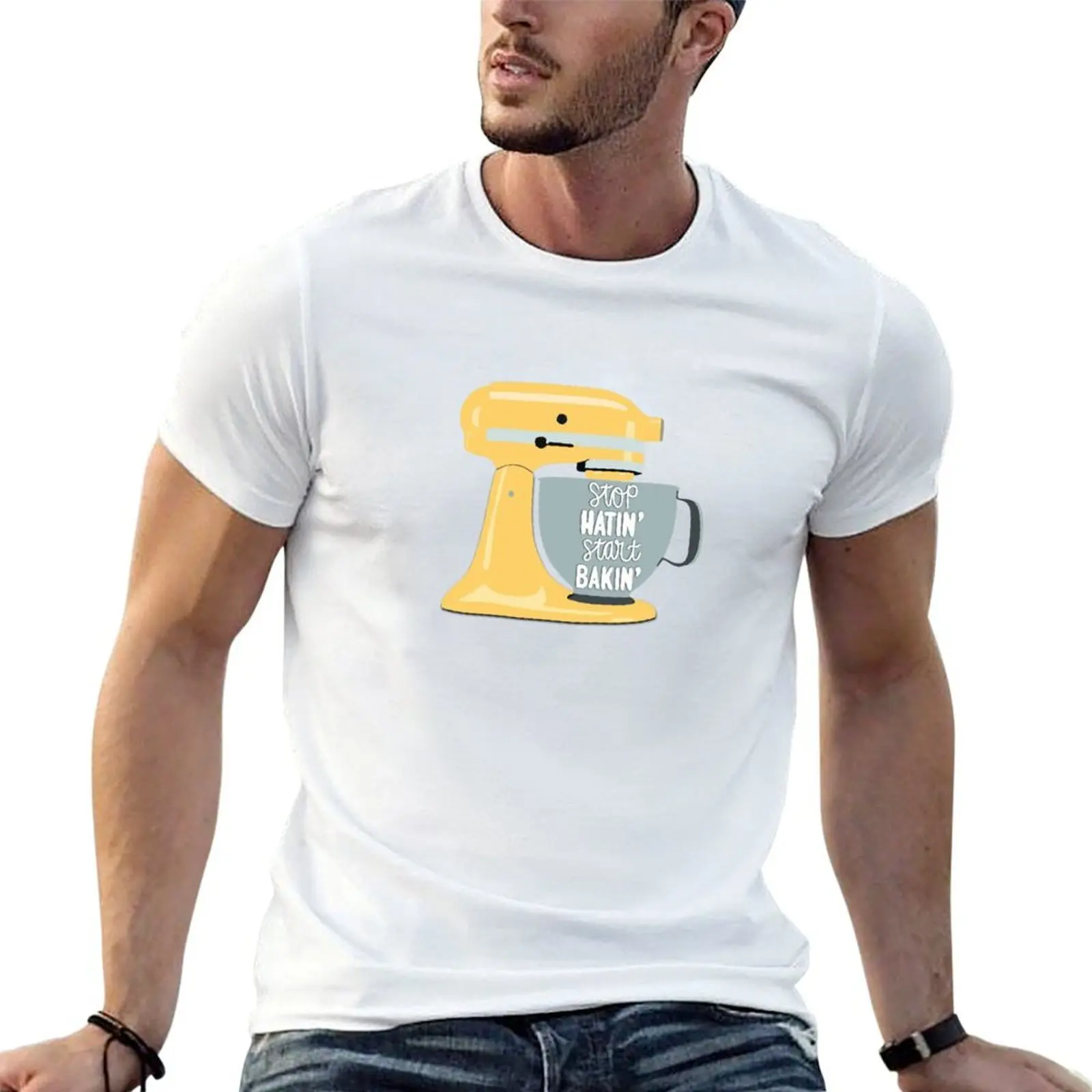 Stop Hatin’ Start Bakin’ T-Shirt plus sizes luxury designer funny t shirts for men