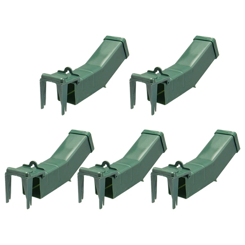 Trampa práctica para ratones, herramientas de Control de animales para el hogar, jardín, ratones, roedores, trampa viva, herramientas para ratones de jardín, 5 uds.