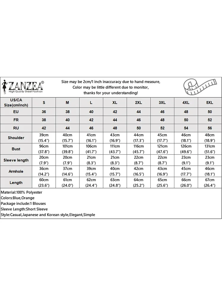ZANZEA 2025 Printed Blouse Women Casual Loose Pockets Tops Fashion OL Work Tunic O Neck Patchwork Summer Pullover Oversized