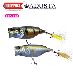 ADUSTA & GUIDE POST multi function topwater bait 68MM 13G POPPER/Walk the dog For Fishing Bait Artificial Water Surface