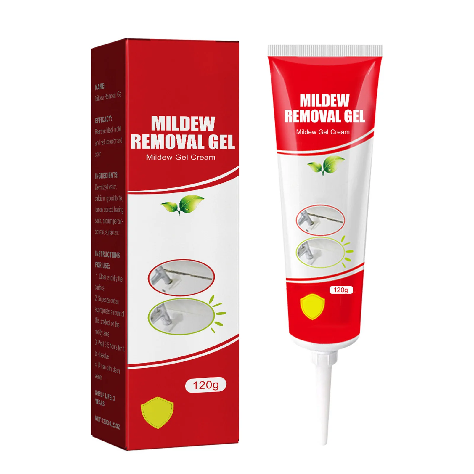 Household  Mold Remover Gel Powerful Mildew Agent Remover for Ceramic Tile Pool Removing Mildew