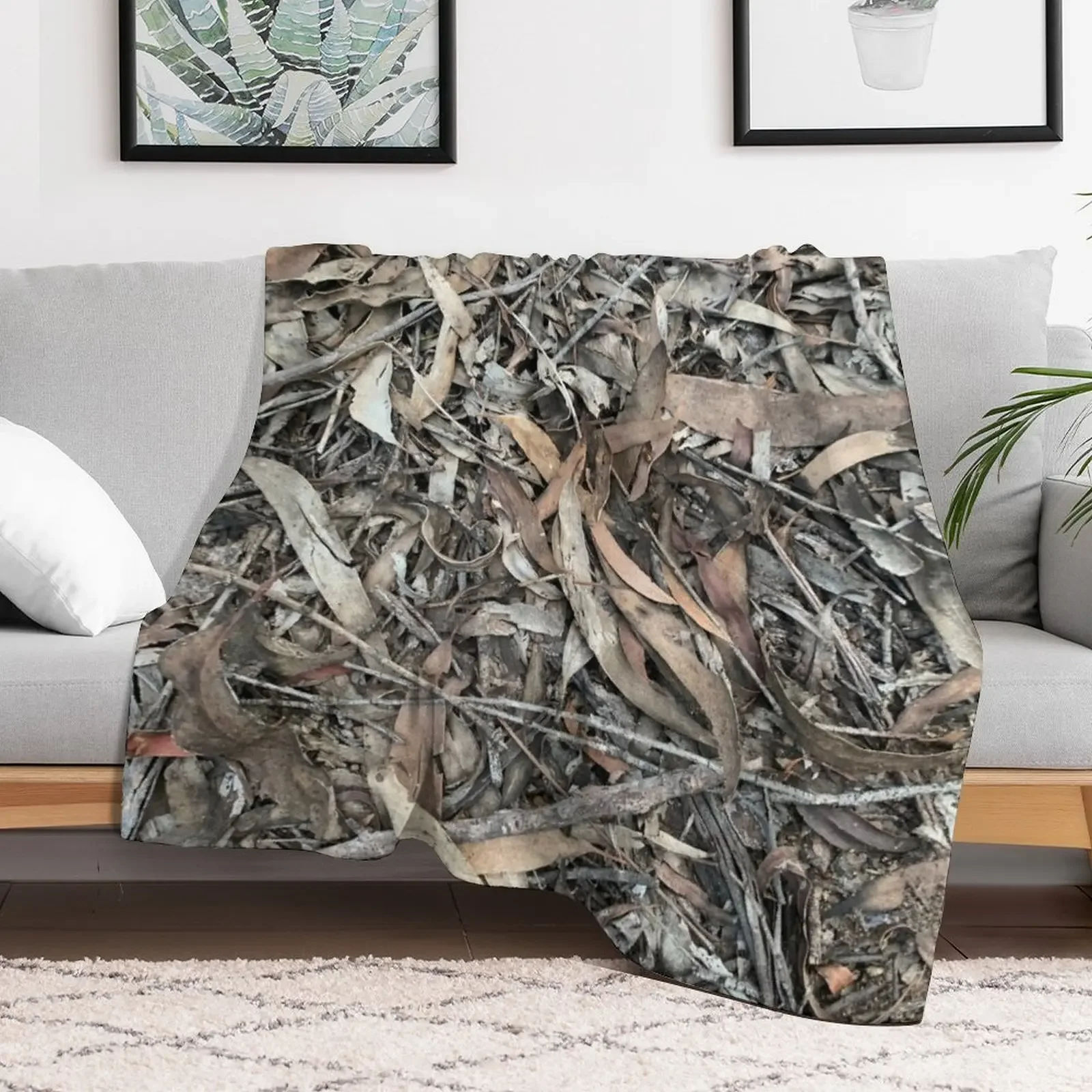 Real Camouflage Throw Blanket Travel Size Cozy Blanket for Plane Train