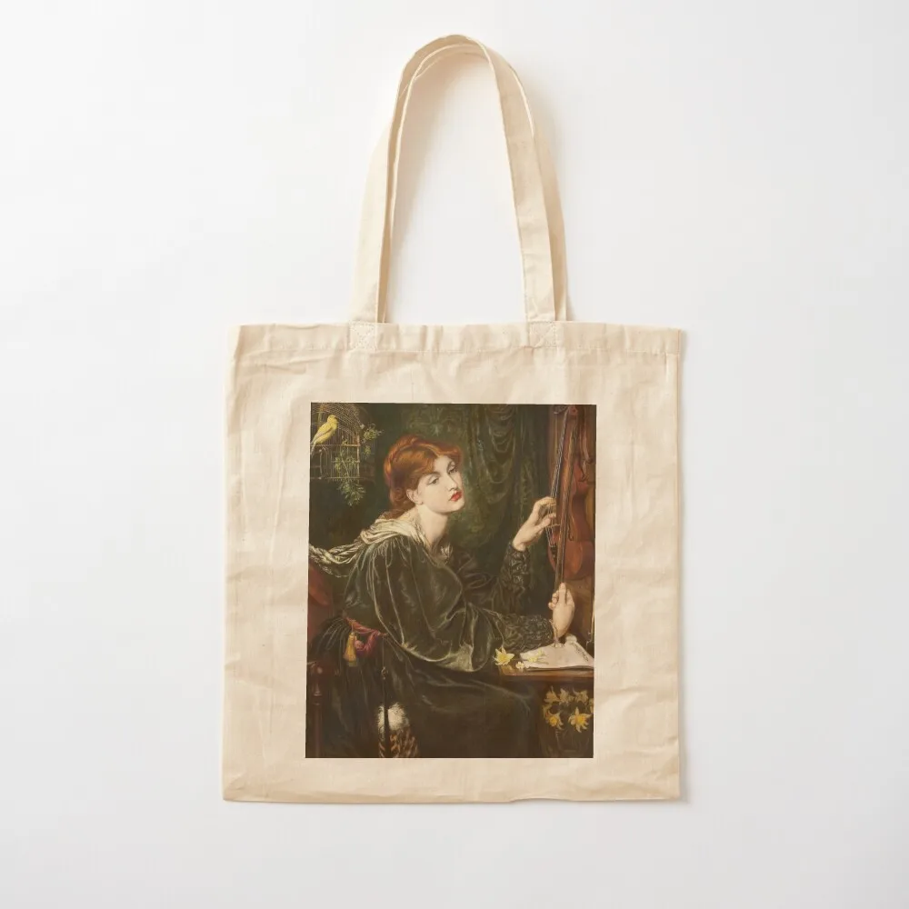 

Dante Gabriel Rossetti - Veronica Veronese Tote Bag shopper bag woman hand bags Canvas Tote Bag