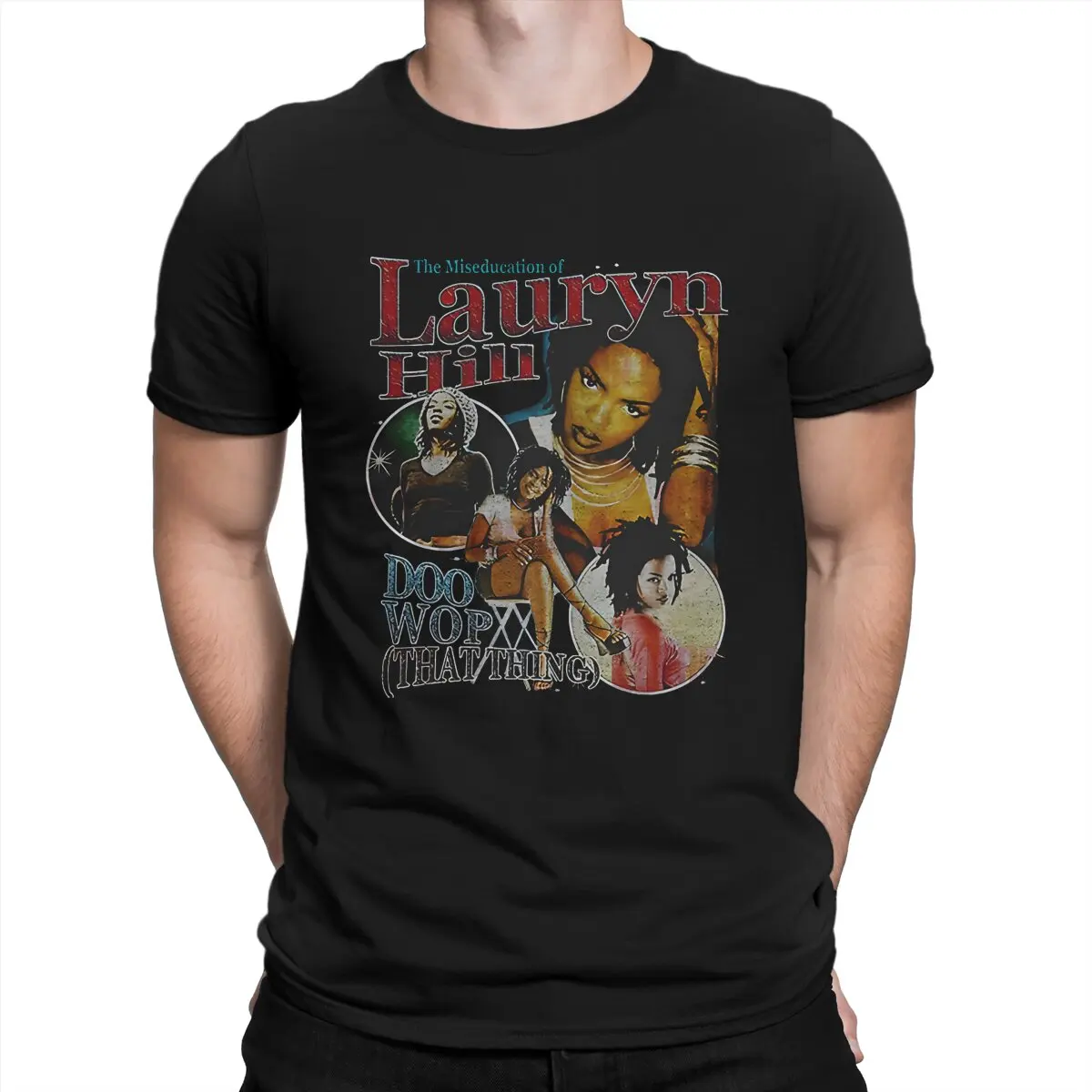 

Fascinating Men T Shirts Lauryn Hill Fashion Tees Short Sleeve Round Collar T-Shirt Pure Cotton Graphic Clothes