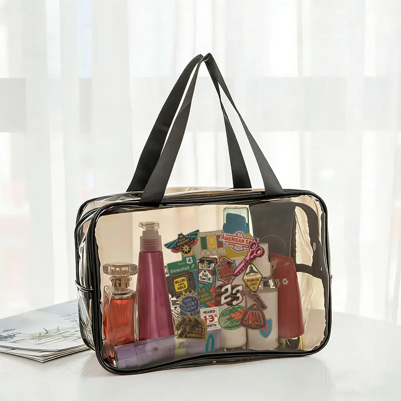 

I'll Leave Porch Light on Fashionable Zipper Pvc Waterproof Handheld Makeup Bag for Women Cosmetics Bags The Divide Tour Gift