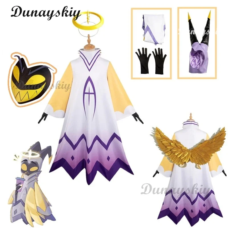 Adam Cosplay Anime First Man Angel Halo Clothes Cosplay Costume Suit Unisex cos Halloween Party Angel Wings