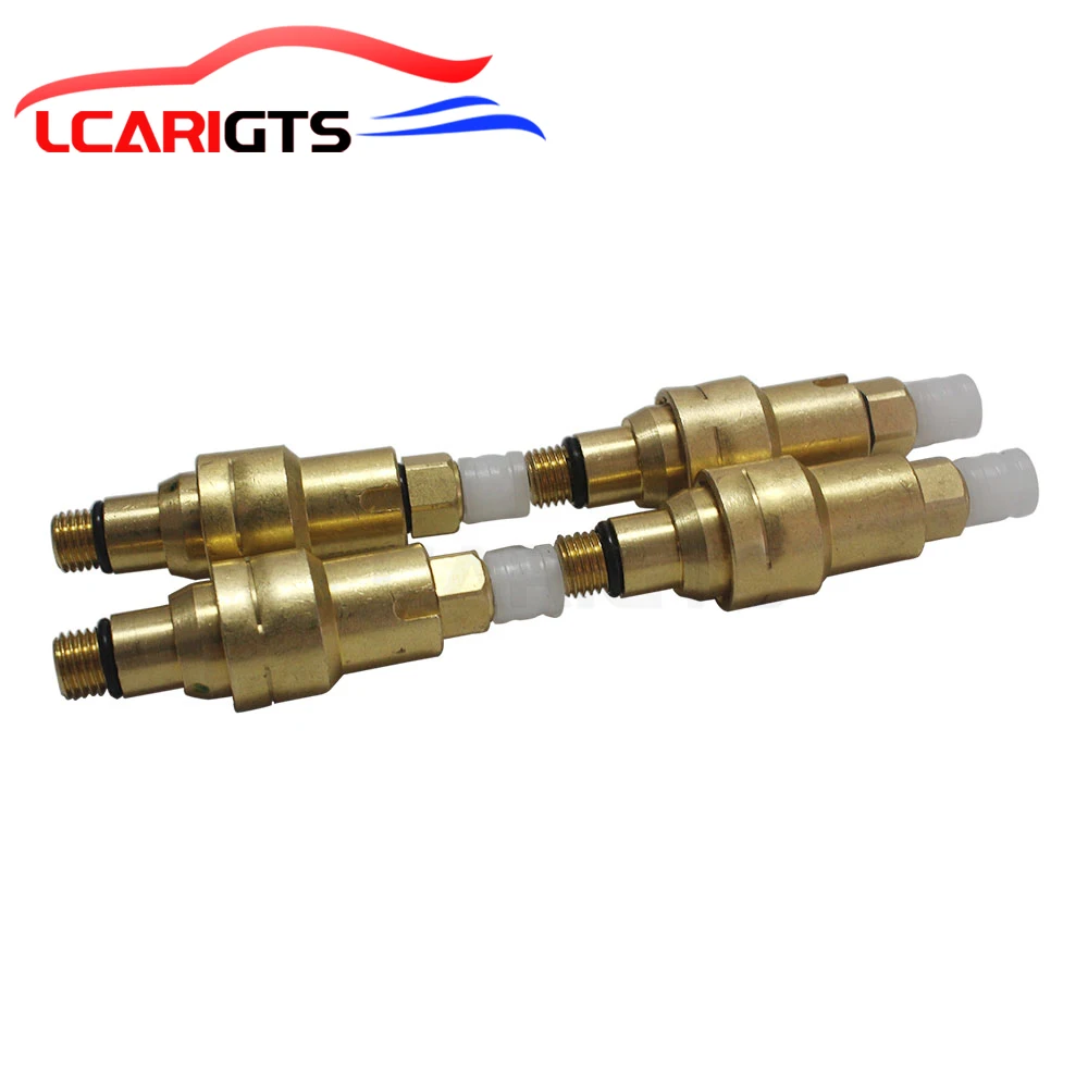 4x Rear Air Holding Valve+M8 Connector Brass Fittings For Mercedes-Benz W220 2203205013 2203202438 Air Shock Repair Kits