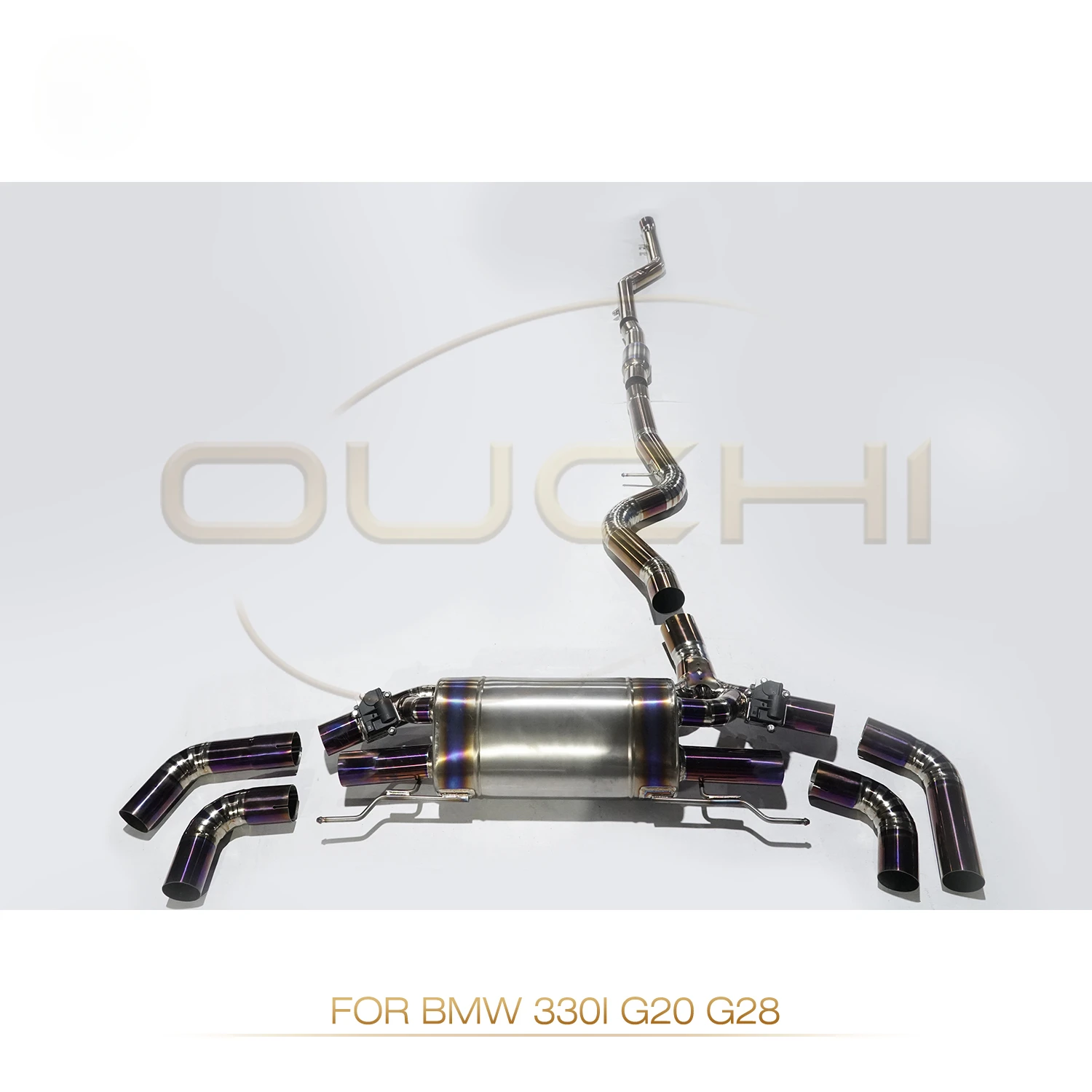 Ouchi Exhaust Series Catback for BMW3  2007+  330i G20 G28 3.0T Titanium Allyo Muffler Exhaust Valve