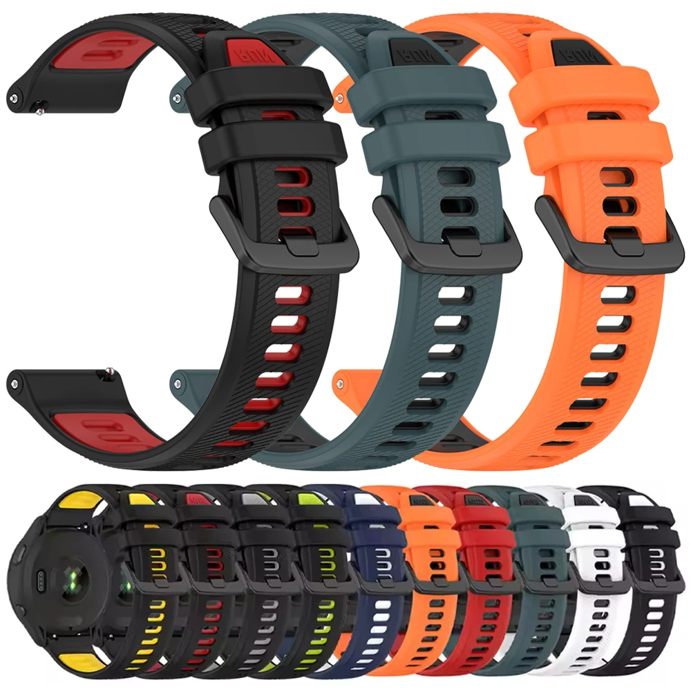 22Mm Silicone Strap…