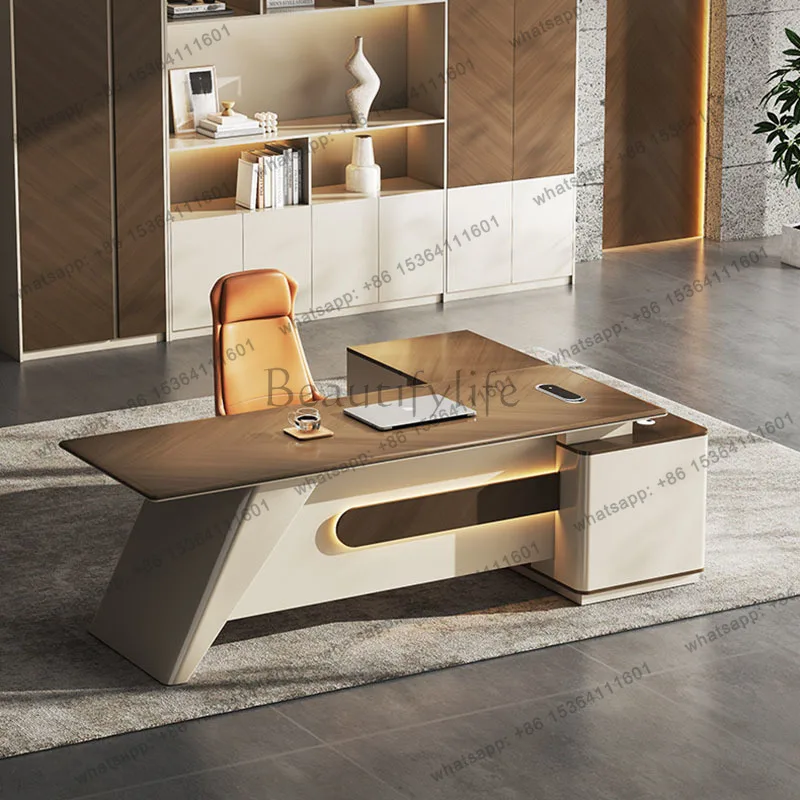 FG Nordic Executive Office Desk Executive Crafts Reception Design Office Desk Universal Entertainment Escrivaninha Room Furnitur