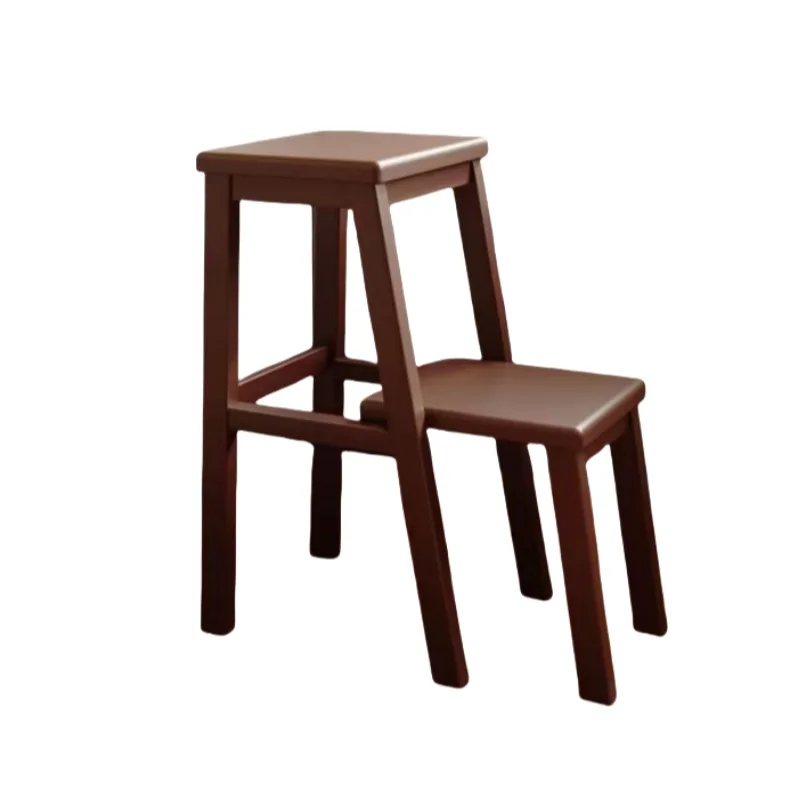 

Household 65cm high ladder stool, living room and bedroom two floors, foot pedal, multi-function