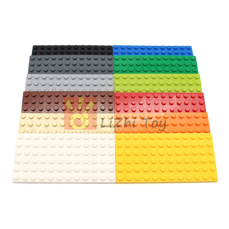 

5pcs MOC Plate 6x12 Small Bricks Baseplate Board DIY Building Blocks Children Compatible with 3028 Thin Figures Creative Toys