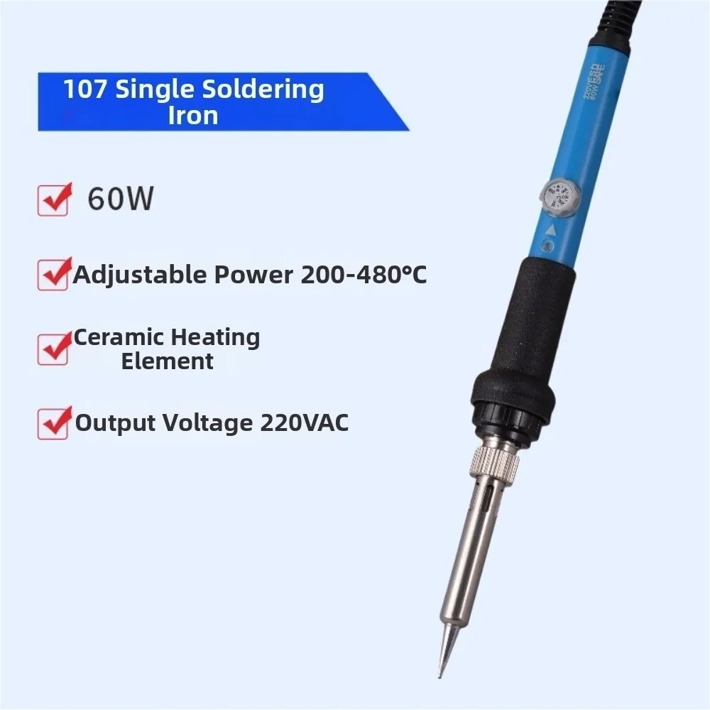 

New 110V 220V 60W Adjustable Temperature Multistyles Alternating Current Electric Soldering Iron Repair Tool