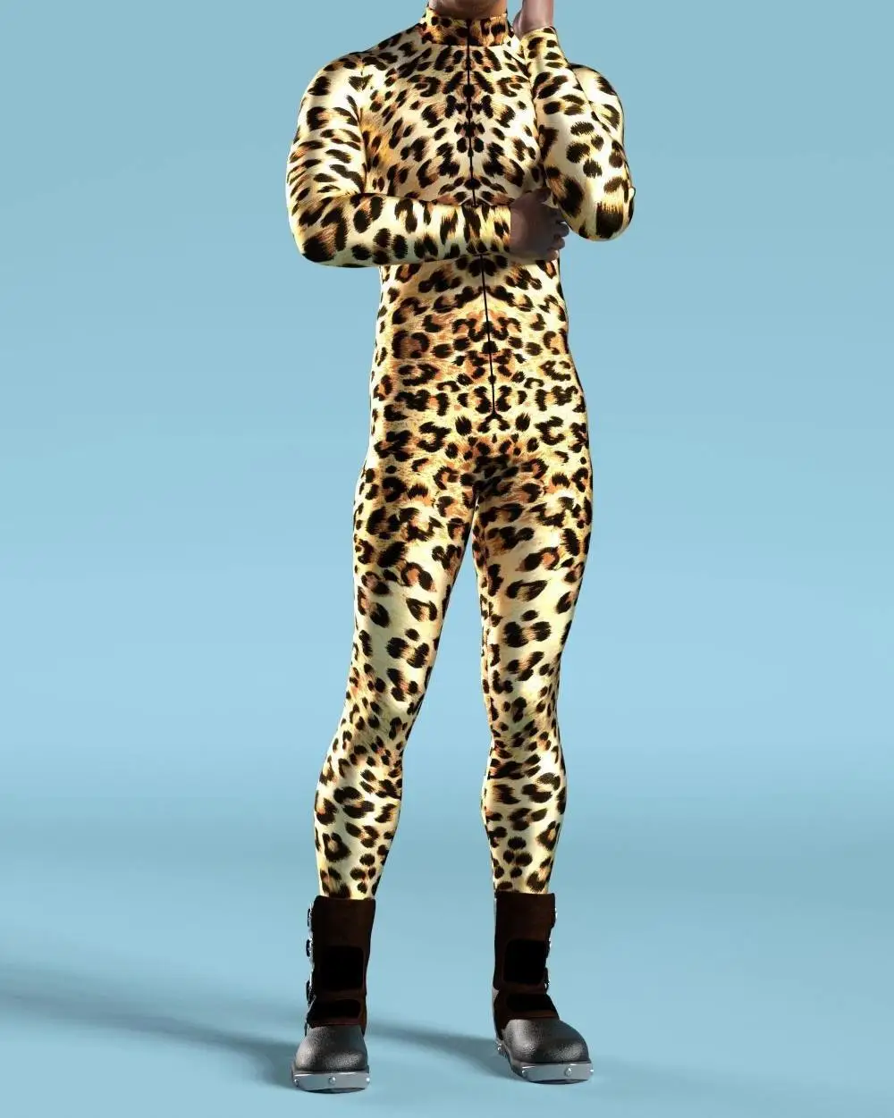 Unisex Cosplay Totenkopf Steampunk Bodysuits Elastischer Jumpsuit Karneval Mechanische Rüstung Kostüm Halloween Party Rompers 2026 – Detail 11