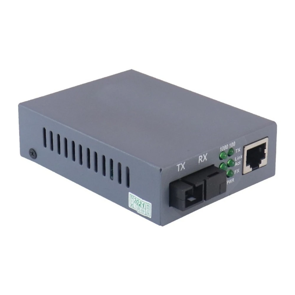 Single Mode Single Fiber Gigabit Optic Media Converter HTB-GS03-AB Fiber Ethernet Transceiver For Network Monitoring