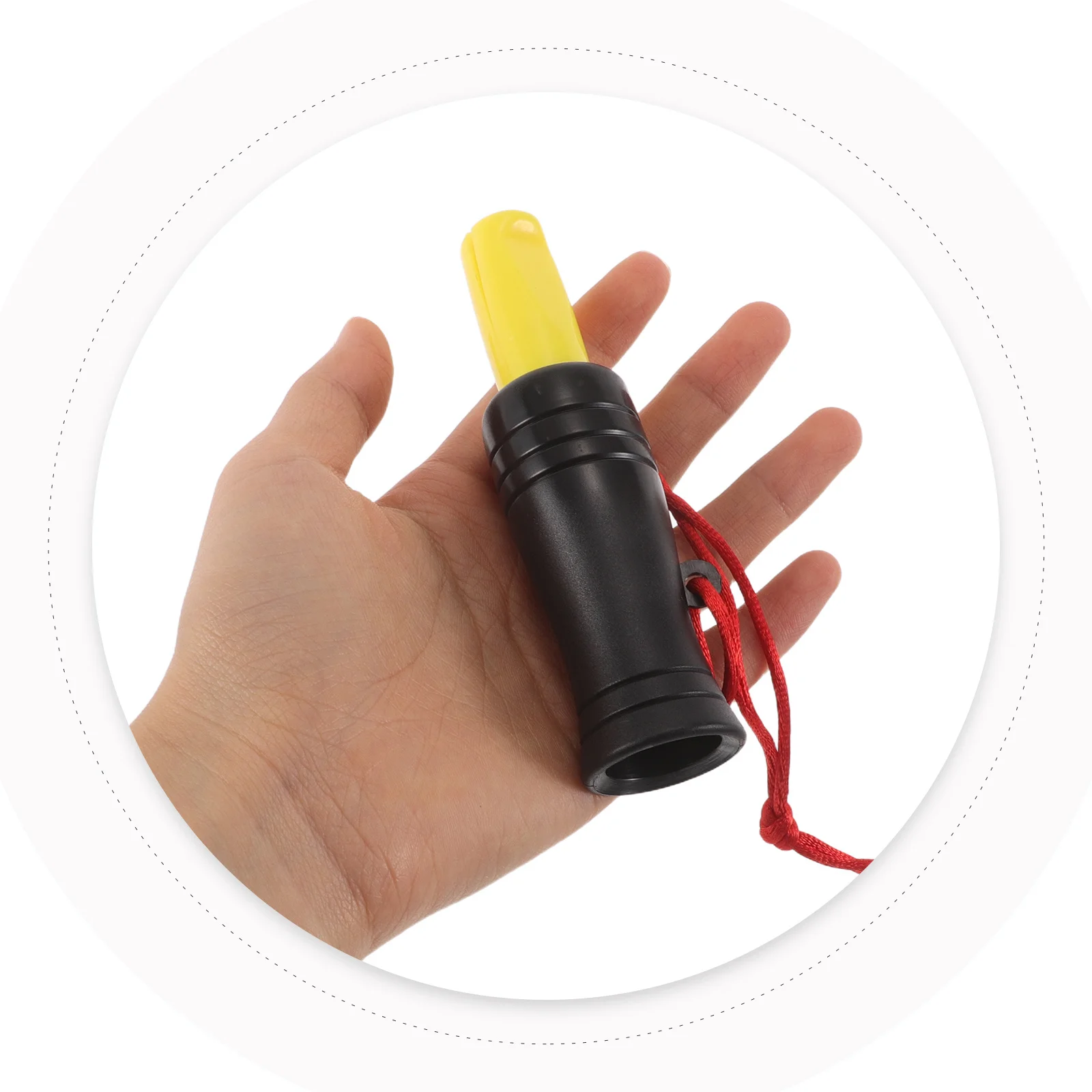 Outdoor Survival Fluitje Lichtgewicht noodsignaal voor wandelen Kamperen Jagen Redding Luid geluid Plastic fluitje Draagbaar