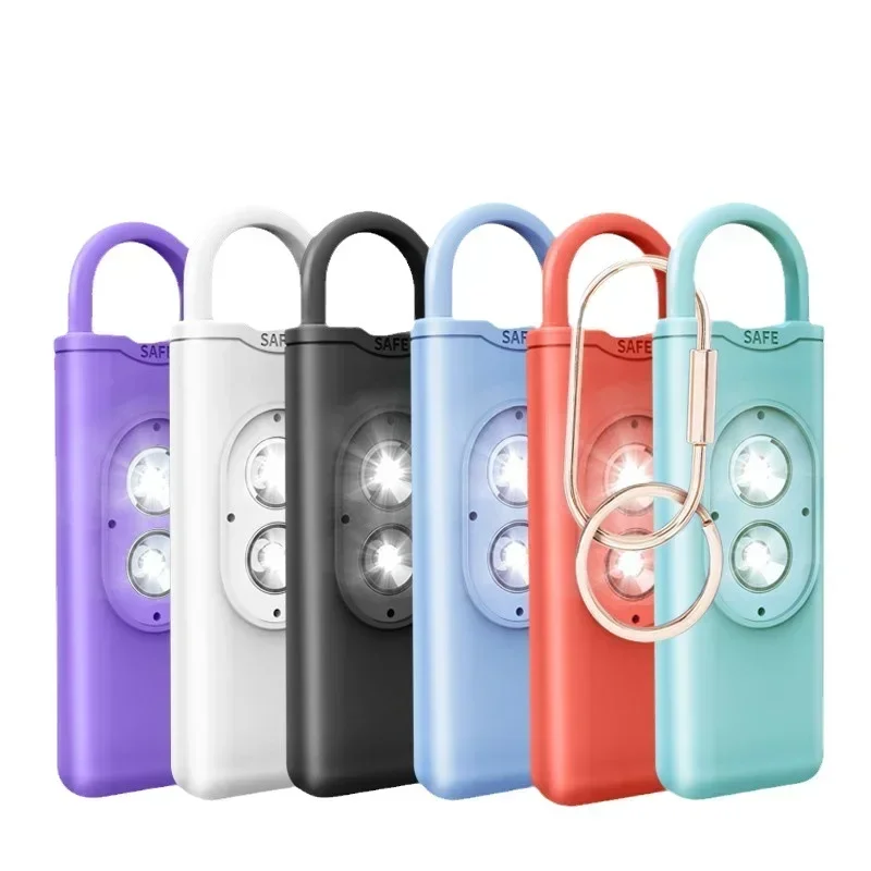 Self Defense Siren Safety Alarm for Women Keychain with 130dB SOS LED Light Personal Alarms Personal Security Keychain Alarm