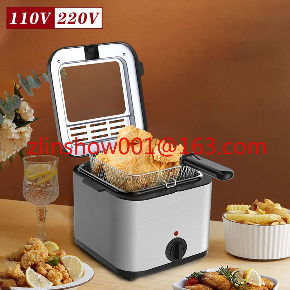 Stainless Steel Square Electric Fryer - Chicken Chops and Friends - Factory Direct Sales