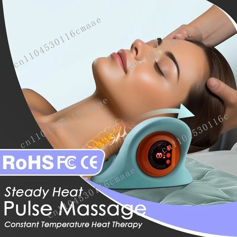 Smart Sleep Pillow Cervical Therapy Hot Compress Massage Pillow Home Head and Neck Massager Multi-mode Neck Care