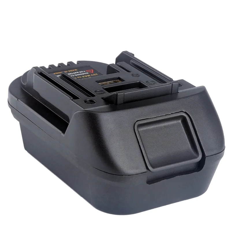 Imagem -02 - Electric Power Tool Adapter Converter Adaptador de Bateria para Dewalt Dcb200 e Dcb205 Lítio 20v para Makita Bl1830 Dm18m