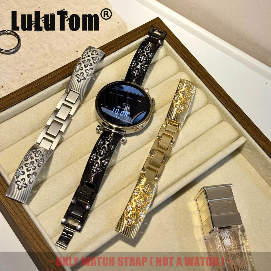 

Роскошный женский ремешок для часов «Звездное небо» для Samsung Galaxy Watch 7 6 5 4 3/Huawei GT 5 4 3 Pro 41 мм 46 мм ремешок-браслет 18/20/22 мм