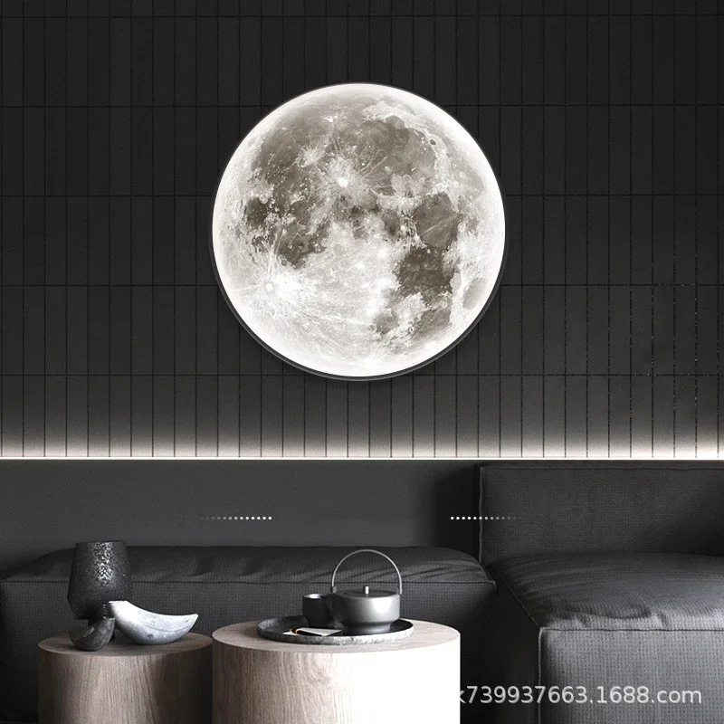 Luxury Moon Wall Lamp for Bedroom Living room Indoor Decor Wall Light Creative LED Moon Sconce Light Hallway Stair Aisle Fixture