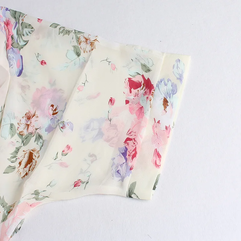 Erotic Japanese Kimono Set Women Deep V See Through Lingerie Sleepwear Bathrobe Female Chiffon Nightgown Perspective Bathrobe