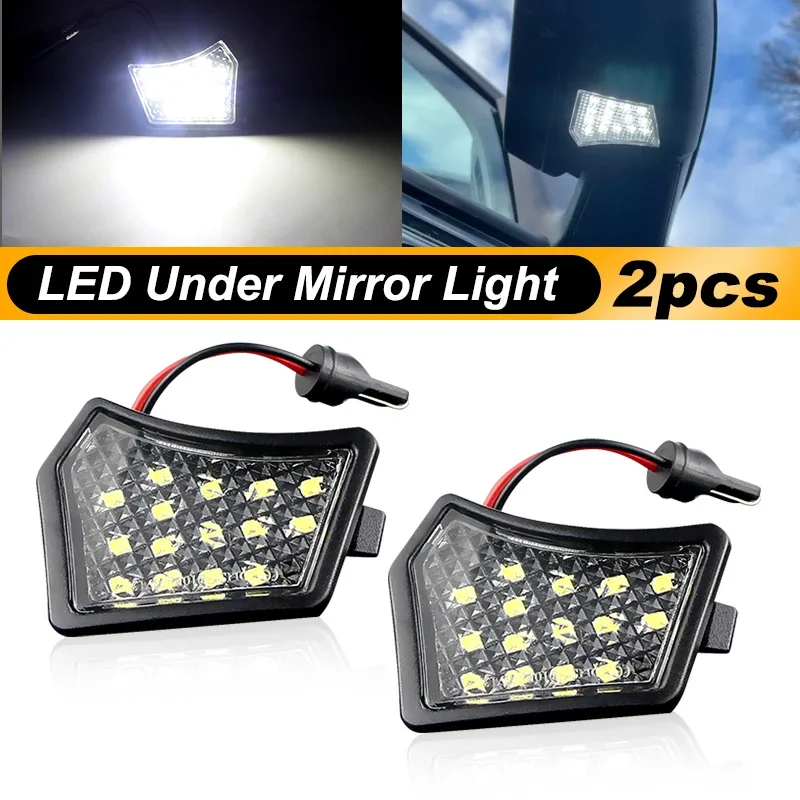 

2x LED Under Mirror Puddle Light For Volvo V40 V50 V60 V70 MK3 C70 MK2 XC90 XC70 Jaguar XK XF Under Mirror Welcome Lamp
