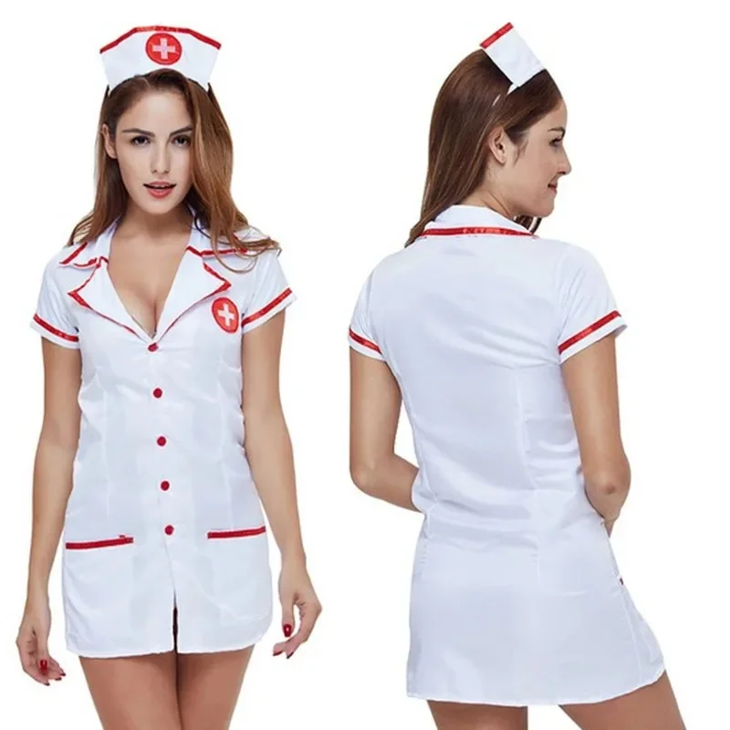 Nolia Women's Sexy Erotic Maid Costume Dress Adult Role Play Uniform Great for Parties And Cosplay Events 5d4;