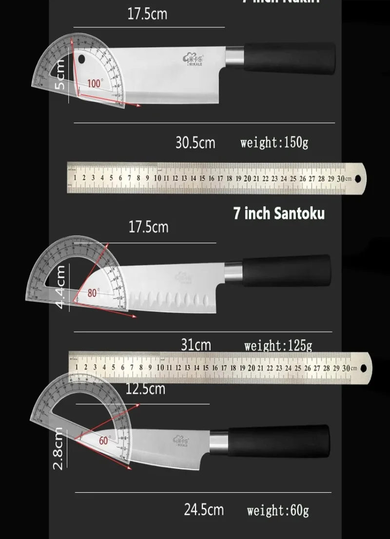 New Arrival Kitchen Knives Set Santoku Nakiri Utility Kitchen Knife Super Sharp Blade Japan Knife Set Kitchen Cooking Tools Sale
