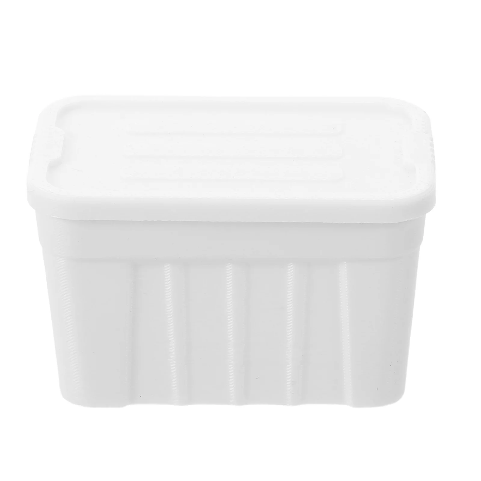 

Miniature Storage Boxes 1:12 Scale Pink Plastic Bins For Dollhouse Kitchen Closet Organizer Diorama Scene Decoration Small