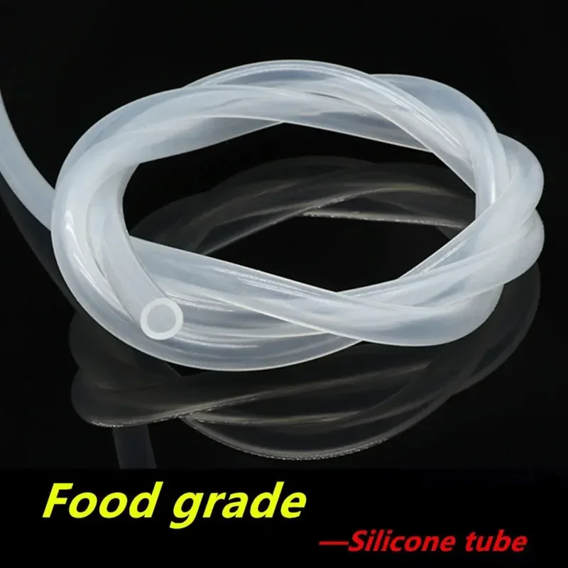 

1/5/10Meter ID 0.5~12mm Food Grade Silicone Rubber Tube Flexible Nontoxic Silicone Pipe Water Connector Transparent Aquarium