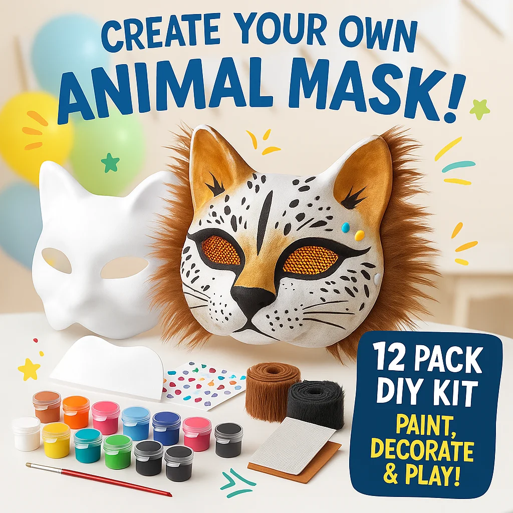 

Набор масок для кошек Therian, пустая маска на половину лица, светящаяся в темноте, флуоресцентная маска с ручным рисунком животного, маска ручной работы с граффити, подарок на вечеринку