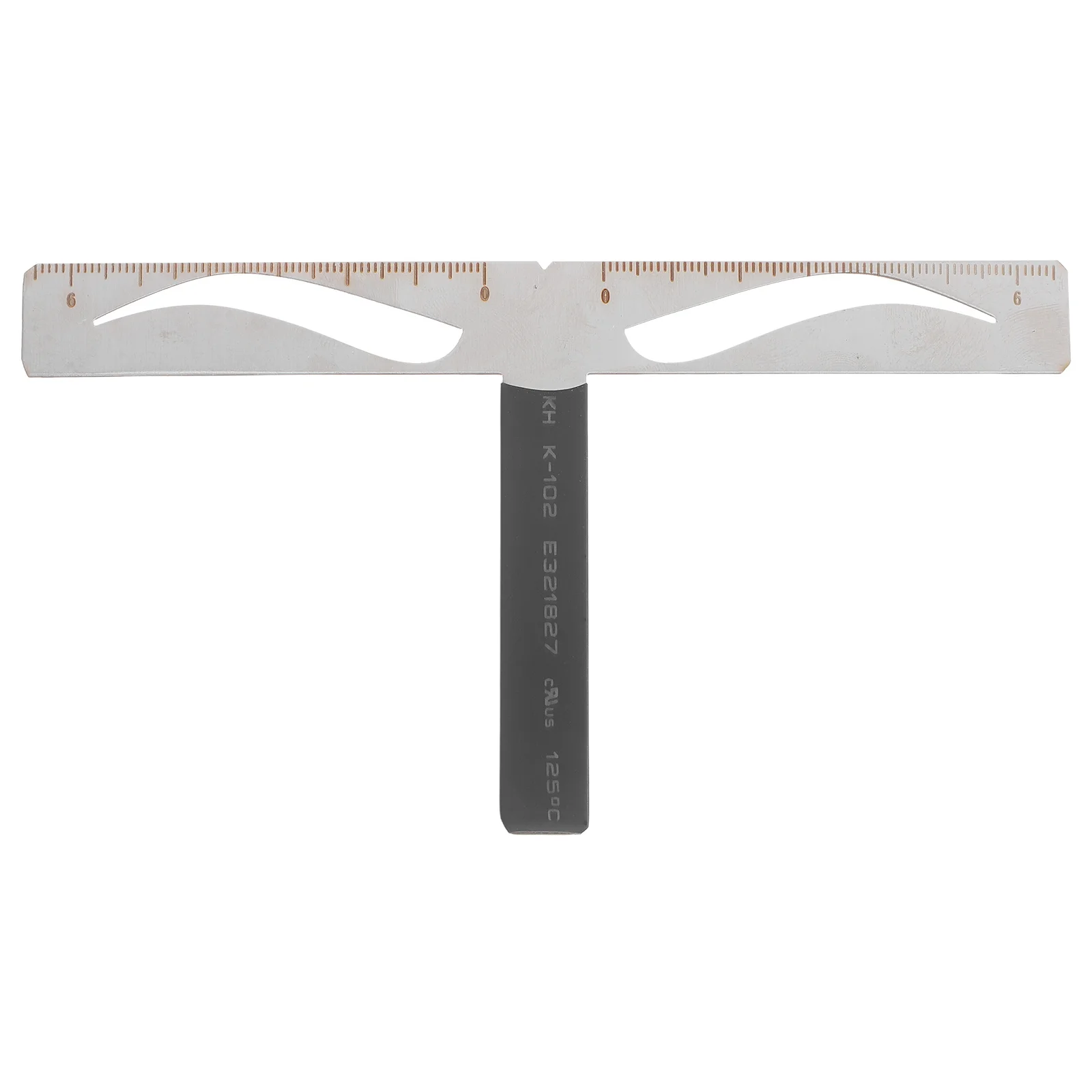 Herbruikbare wenkbrauwstencil liniaal Klassieke dame vorm driepunts positioneringsset Wenkbrauwmeetinstrument voor snelle natuurlijke wenkbrauwen