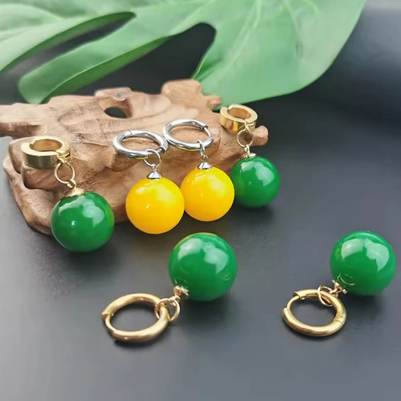 Anime Kakarotto Son Goku Vegeta Cosplay Zamasu Potara pendientes Clips para las orejas Stud mujeres hombres accesorios de joyería Unisex accesorios colgantes