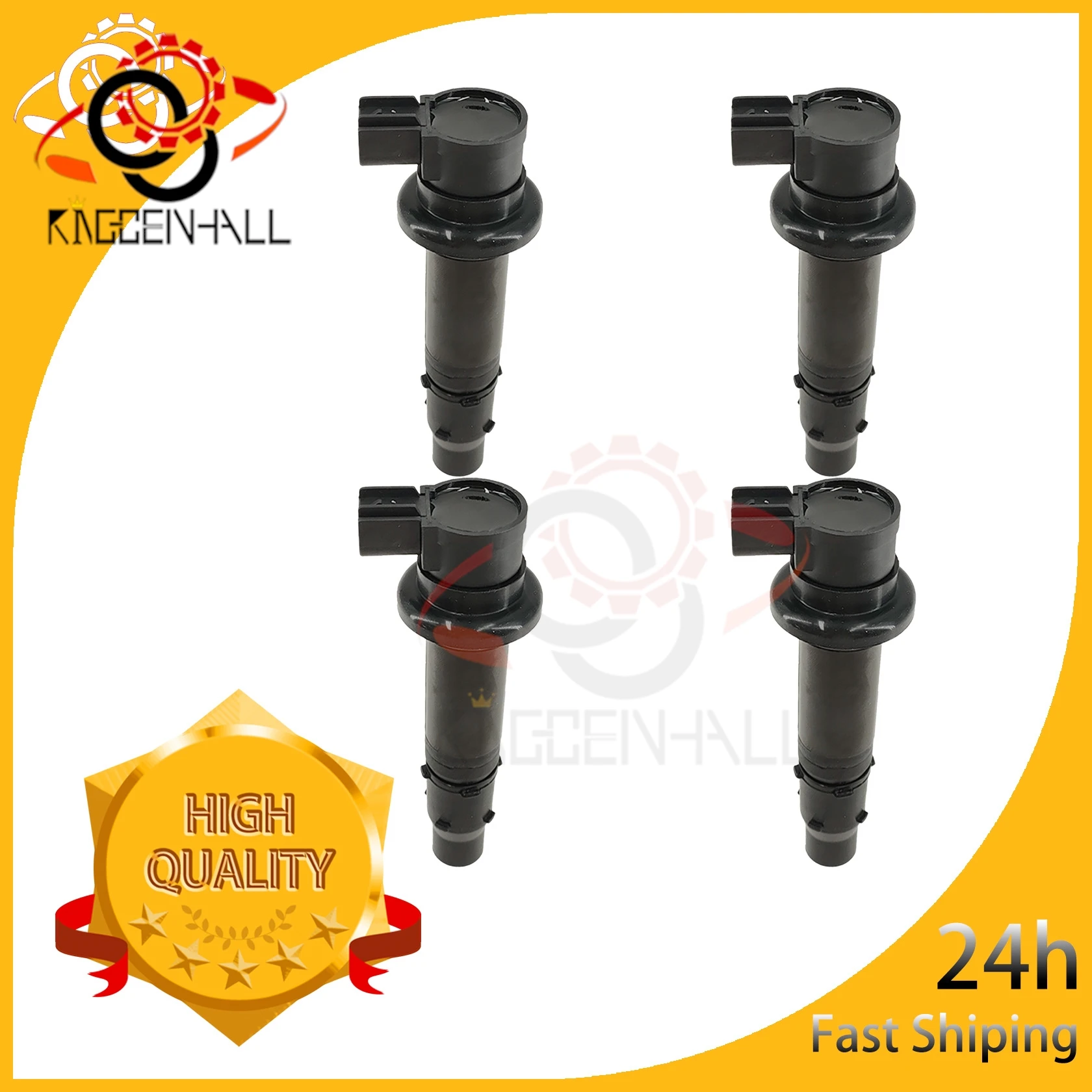 

F6T560 F6T558 4Pcs Ignition Coil for Yamaha YZF R1 R6 R6S VMX V Max 2002-2017 FZ1 FZ8 RS SR Nytro 5VY-82310-00-00 5VY823100000