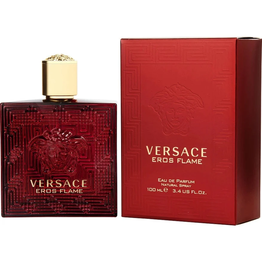 Versace Eros Vlam Aeros Rode Eros Vlammende Liefde Voor Mannen 100Ml/200Ml Frisse En Langdurige Geur