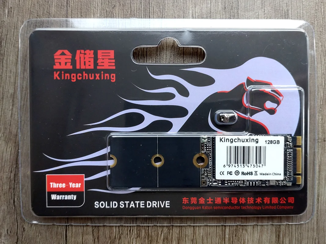 Kingchuxing 2280 256GB NGFF Cache Performance Internal Solid State Drive for PC Computer Laptop SSD52