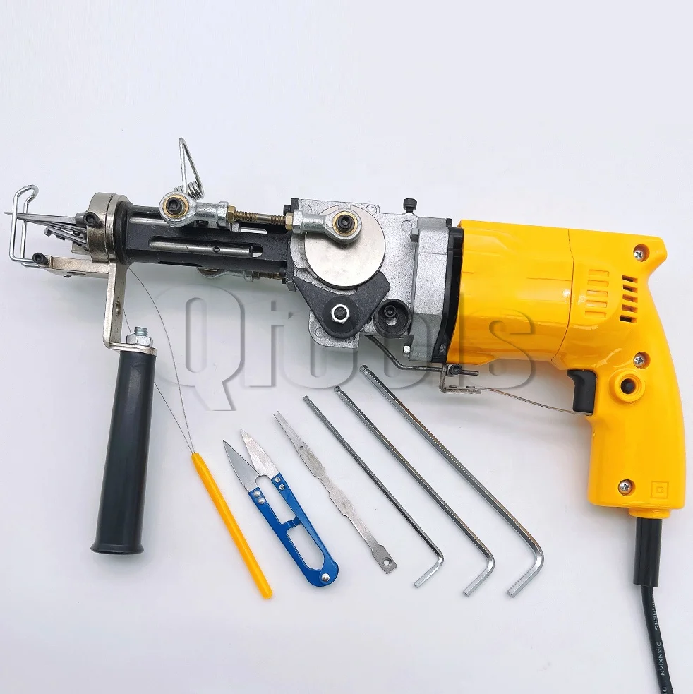 ZQ-II Original Factory 2-in-1 Carpet Rug Weaving Tufting Machine Electric Automatic Hand Tufting Gun Newhand Lace Yarn Motor PLC
