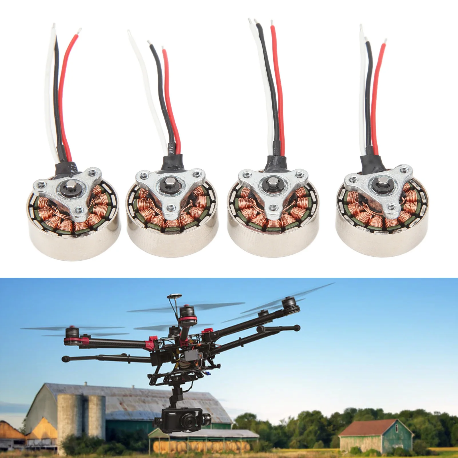 1503 Airplane Brushless Motor RC Electric Motor for 4 Axes Remote Control Airplanes RC Airplane Motor RC Electric Motor