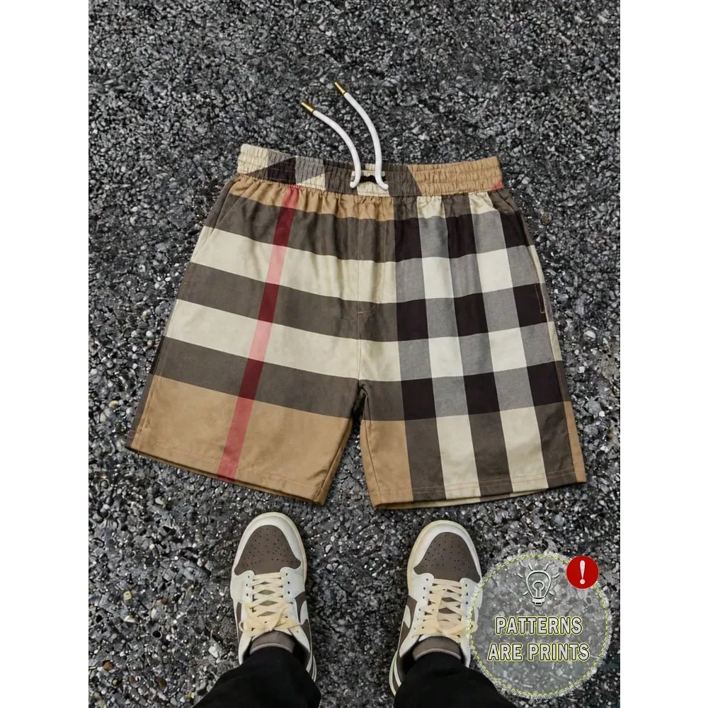 

Men's Statement Print Shorts Fashion Designer Patterned Casual Daily Wear Shorts