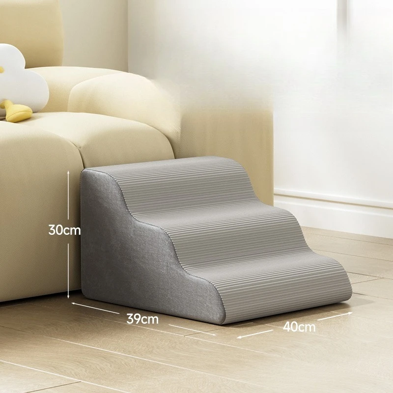 Pet 3 Steps High Density Foam Dog Secure Stairs Ramps Non-Slip Pet Steps for Older Dogs Pet with Joint Pain Sofa Bed Ladder view 4