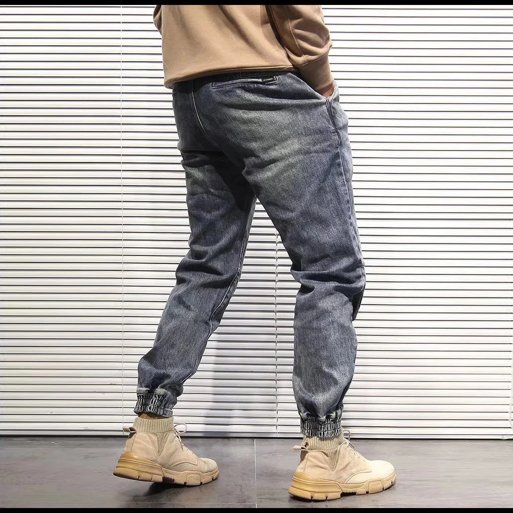 2023 New Spring Summer Men's Jeans Vintage Style Classic Casual Street Men Denim Pants Loose Luxury Cargo Pants Men Trouser Tide