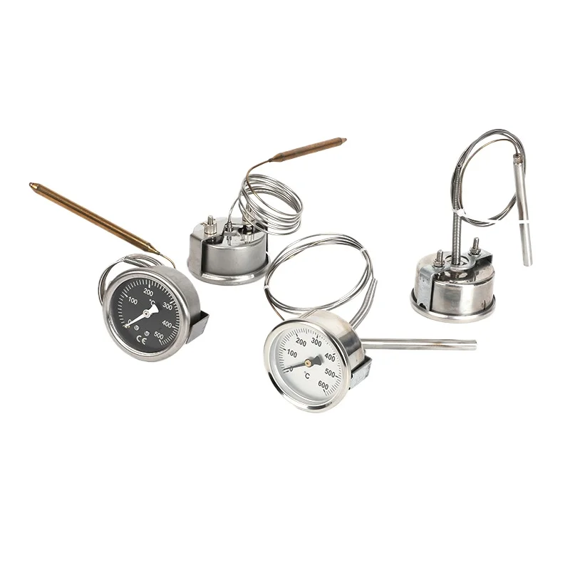500degree Pizza oven thermometer, kiln thermometer Stainless steel high-temperature resistant pointer thermometer