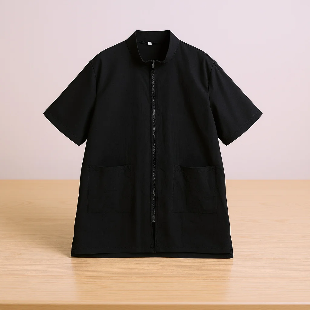 

Pet Uniform: Waterproof Dog Grooming Smock For Women Full Zipper Anti-Static Hair Repellent Workwear For Pet Salon Home