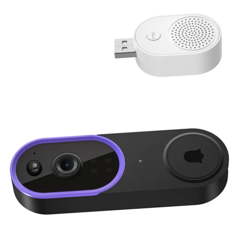 IR Night Vision Outdoor Wireless Doorbell With Waterproof HD Camera And Wifi Video Intercom For Enhanced Home Safety-Y47A