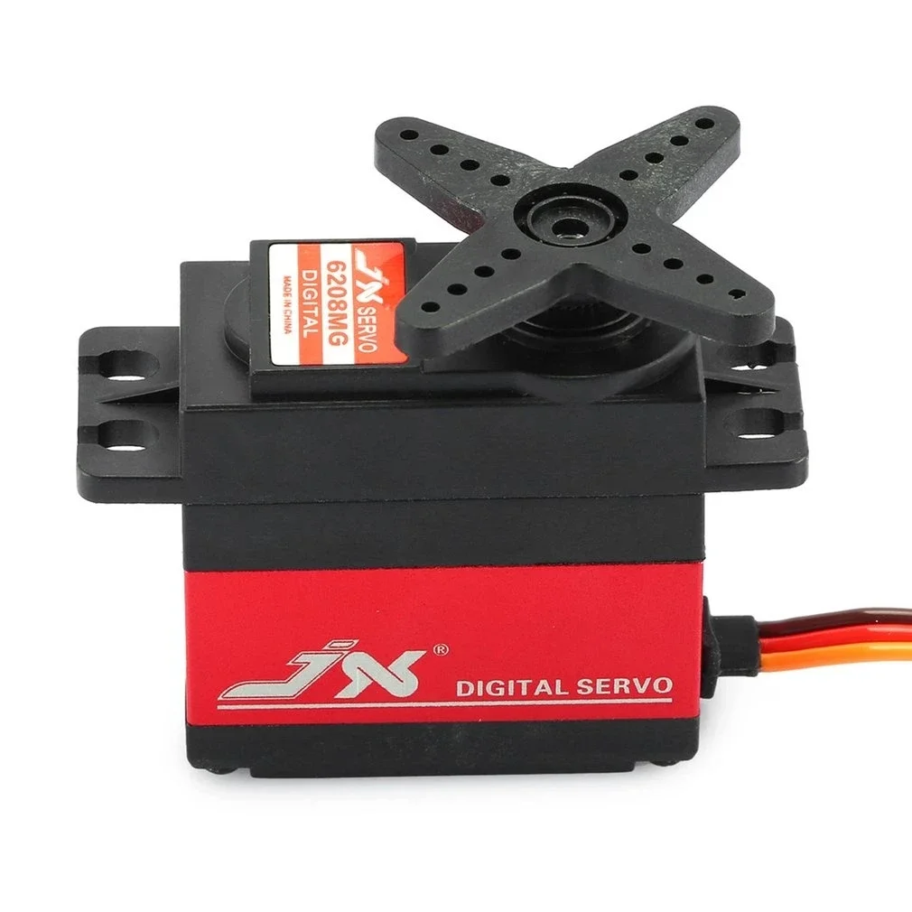 1-4pcs JX Servo PDI-6208MG 8KG 0.07 sec 120 Degree High Speed Standard Metal Gear For 1/10 RC Drift Car Buggy Crawler Model