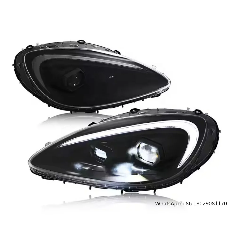 

Autoy Modified LED Headlight for Chevrolet Corvette C6 2005-13 Porsche Style Sequential Turn Signal Light Headlamp for Chevrolet