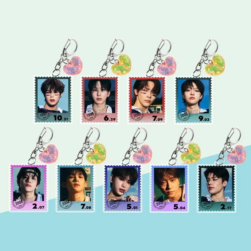 

Kpop Star TEAM Album Character Acrylic Keychain K FUMA NICHOLAS YUMA Merch Backpack Keyring Accessories Pendant Collection Gift